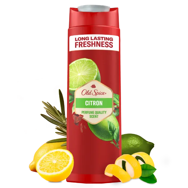 Old Spice Citron Tusfürdő És Sampon Férfiaknak 400 ml, 3az1-ben, Hosszan Tartó Frissesség termékhez kapcsolódó kép