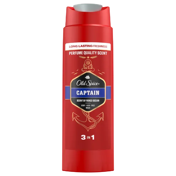 Old Spice Captain Tusfürdő És Sampon Férfiaknak, 250 ml termékhez kapcsolódó kép