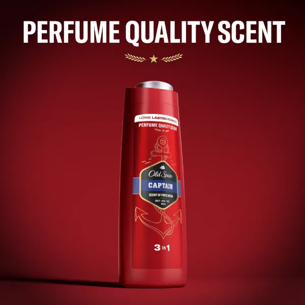 Old Spice Captain Tusfürdő És Sampon Férfiaknak, 250 ml termékhez kapcsolódó kép