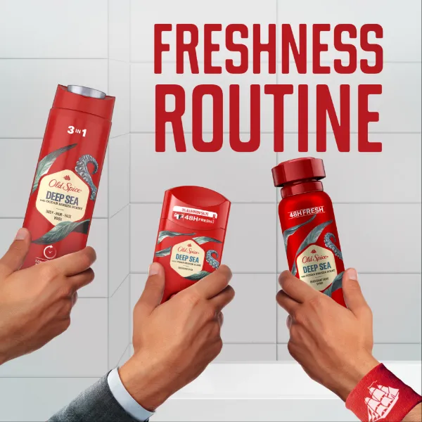 Old Spice Deep Sea Tusfürdő És Sampon Férfiaknak 250ml, 3az1-ben, Hosszan Tartó Frissesség termékhez kapcsolódó kép
