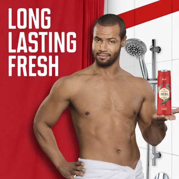 Old Spice Deep Sea Tusfürdő És Sampon Férfiaknak 250ml, 3az1-ben, Hosszan Tartó Frissesség termékhez kapcsolódó kép