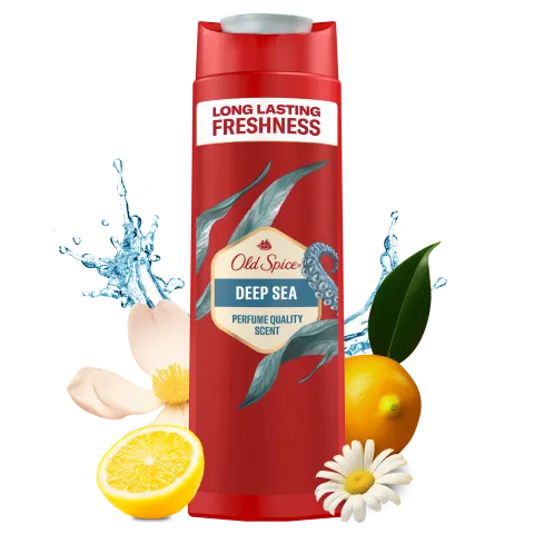 Old Spice Deep Sea Tusfürdő És Sampon Férfiaknak 400ml, 3az1-ben, Hosszan Tartó Frissesség termékhez kapcsolódó kép