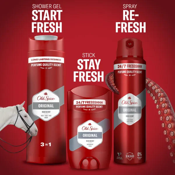 Old Spice Original Deo Spray Férfiaknak, 150 ml termékhez kapcsolódó kép