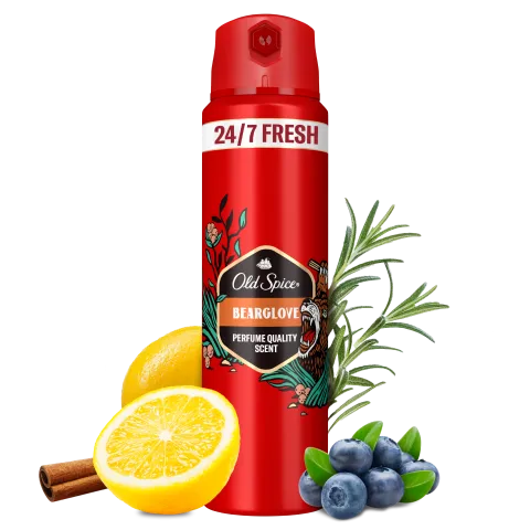Old Spice Bearglove Deo Spray Férfiaknak, 150 ml, 48 Órás Frissesség, 0% Alumíniumsó termékhez kapcsolódó kép