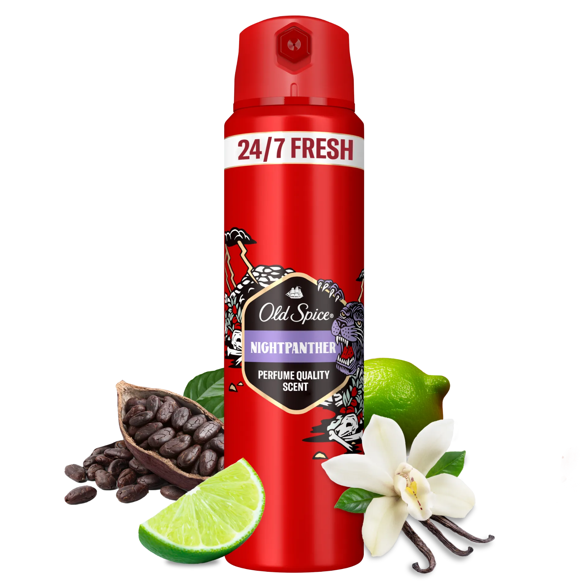 Old Spice Nightpanther Deo Spray Férfiaknak, 150 ml