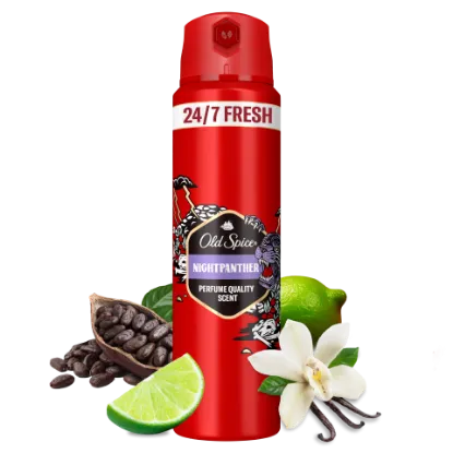 Old Spice Nightpanther Deo Spray Férfiaknak, 150 ml termékhez kapcsolódó kép