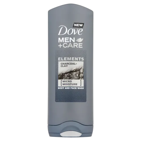 Dove Men+Care Elements Charcoal+Clay tusfürdő testre és arcra 250 ml termékhez kapcsolódó kép