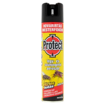 Protect légy- és szúnyogirtó aeroszol 400 ml termékhez kapcsolódó kép