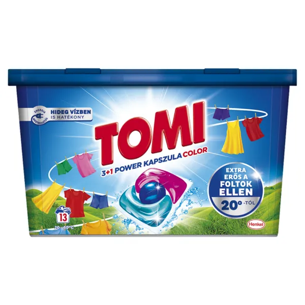 Tomi 3+1 Power kapszula Color 13 mosás 156 g termékhez kapcsolódó kép