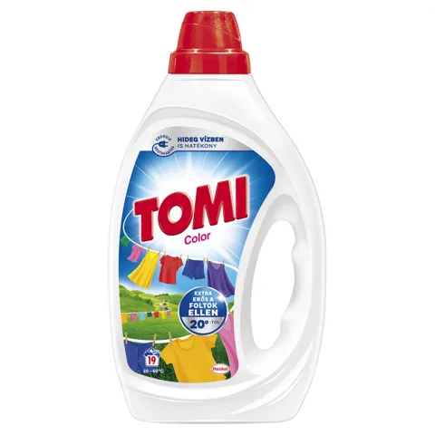Tomi Color folyékony mosószer színes ruhákhoz 19 mosás 855 ml termékhez kapcsolódó kép