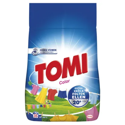 Tomi Color mosószer színes ruhákhoz 35 mosás 2,1 kg termékhez kapcsolódó kép