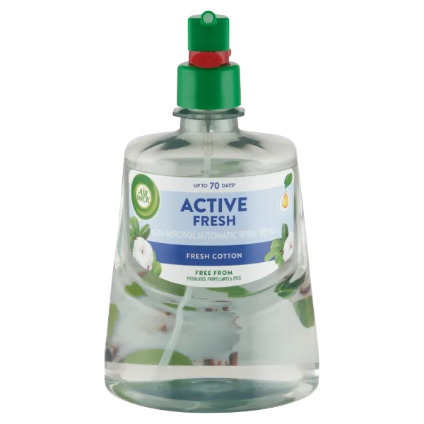 Air Wick Active Fresh Friss Pamut utántöltő 228 ml termékhez kapcsolódó kép