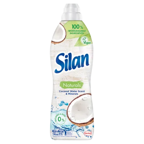 Silan Naturals Coconut Water Scent & Minerals textilöblítő koncentrátum 35 mosás 770 ml termékhez kapcsolódó kép
