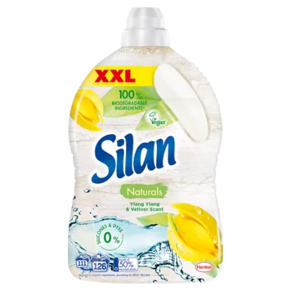 Silan Naturals Ylang Ylang & Vetiver Scent textilöblítő koncentrátum 126 mosás 2772 ml termékhez kapcsolódó kép