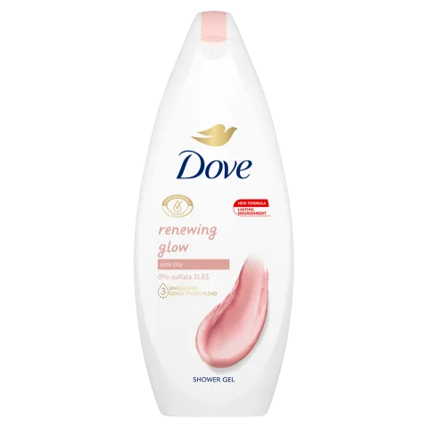 Dove Renewing Glow Pink Clay krémtusfürdő 250 ml termékhez kapcsolódó kép