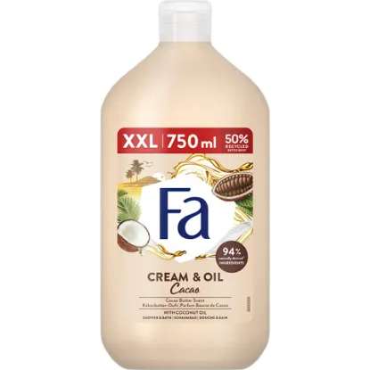 Fa Cream & Oil Cacao tusfürdő 750 ml termékhez kapcsolódó kép