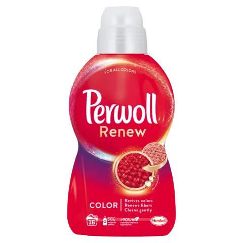 Perwoll Renew Color finommosószer színes textíliákhoz 16 mosás 960 ml termékhez kapcsolódó kép