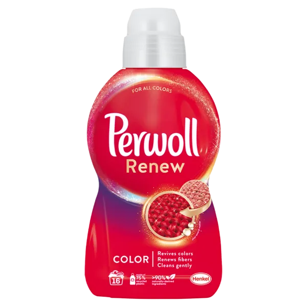 Perwoll Renew Color finommosószer színes textíliákhoz 16 mosás 960 ml termékhez kapcsolódó kép