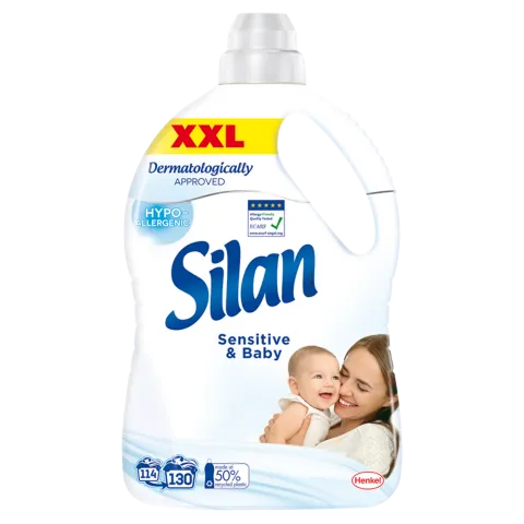 Silan Sensitive & Baby textilöblítő koncentrátum 130 mosás 2860 ml termékhez kapcsolódó kép