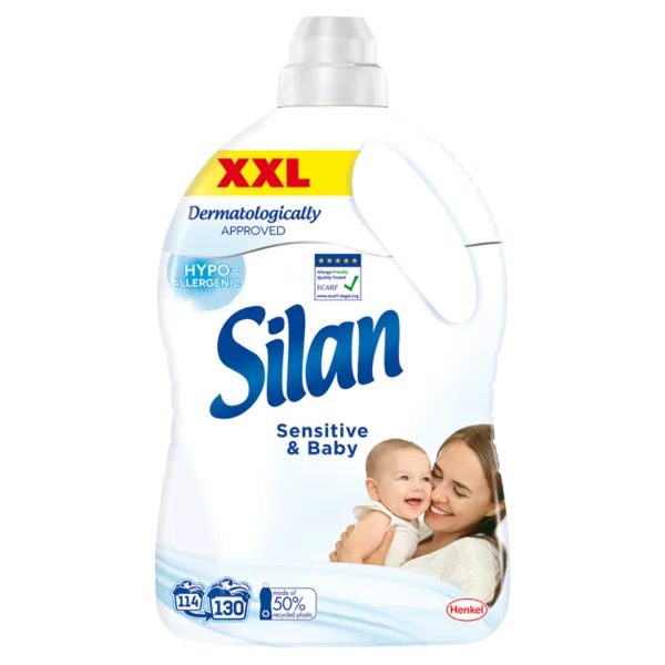 Silan Sensitive textilöblítő koncentrátum 130 mosás 2860 ml termékhez kapcsolódó kép
