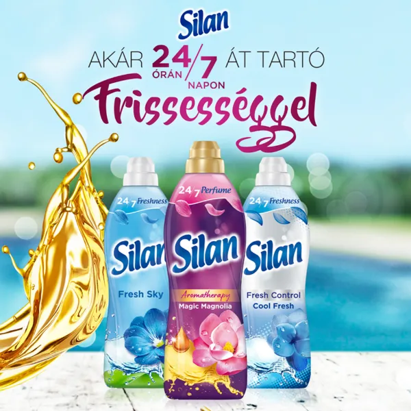 Silan Aromatherapy Magic Magnolia textilöblítő koncentrátum 62 mosás 1364 ml termékhez kapcsolódó kép