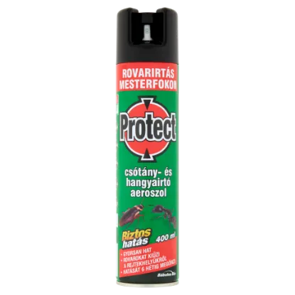Protect csótány- és hangyairtó aeroszol 400 ml termékhez kapcsolódó kép