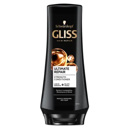 Gliss Ultimate Repair hajbalzsam folyékony keratinnal & fekete gyönggyel 200 ml termékhez kapcsolódó kép