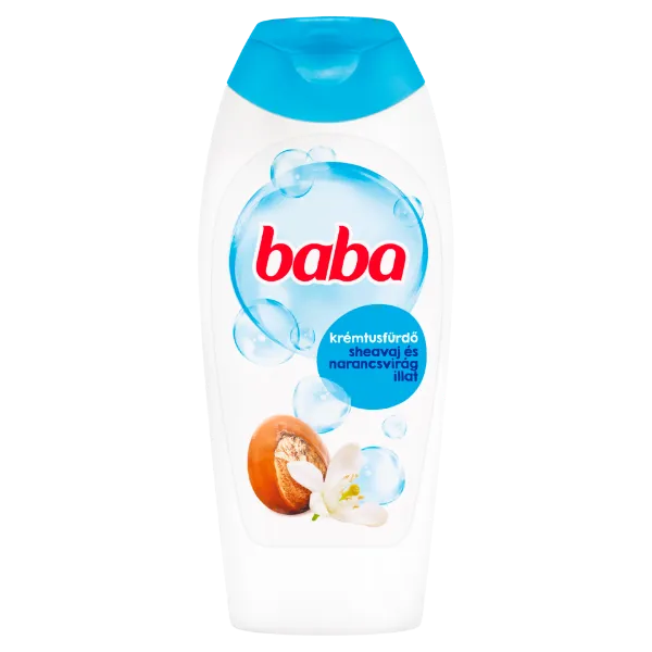 Baba krémtusfürdő sheavaj és narancsvirág 400 ml termékhez kapcsolódó kép