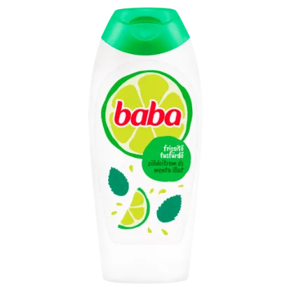 Baba frissítő tusfürdő zöldcitrom és menta 400 ml termékhez kapcsolódó kép