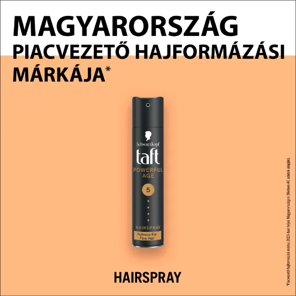 Taft Powerful Age hajlakk vékonyszálú hajra 250 ml termékhez kapcsolódó kép