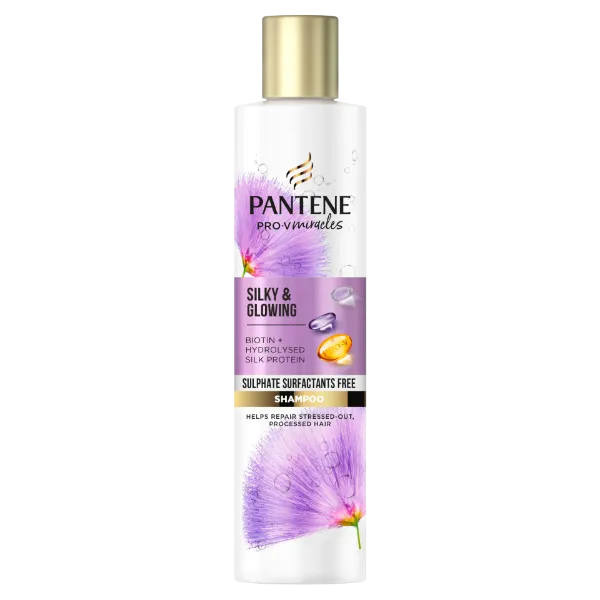 Pantene Pro-V Miracles Silky & Glowing szulfátmentes sampon, 225 ml termékhez kapcsolódó kép