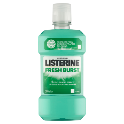 Listerine Fresh Burst szájvíz 500 ml termékhez kapcsolódó kép