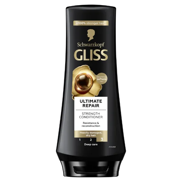 Gliss Ultimate Repair hajbalzsam folyékony keratinnal & fekete gyönggyel 200 ml termékhez kapcsolódó kép