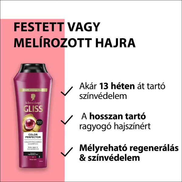 Gliss Color Perfector sampon hyaluronnal és vörösáfonya-kivonattal 250 ml termékhez kapcsolódó kép