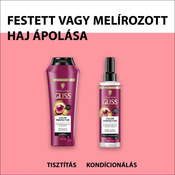 Gliss Color Perfector sampon hyaluronnal és vörösáfonya-kivonattal 250 ml termékhez kapcsolódó kép