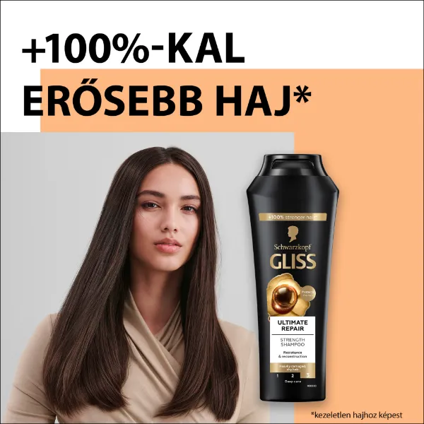 Gliss Ultimate Repair sampon folyékony keratinnal & fekete gyönggyel 250 ml termékhez kapcsolódó kép
