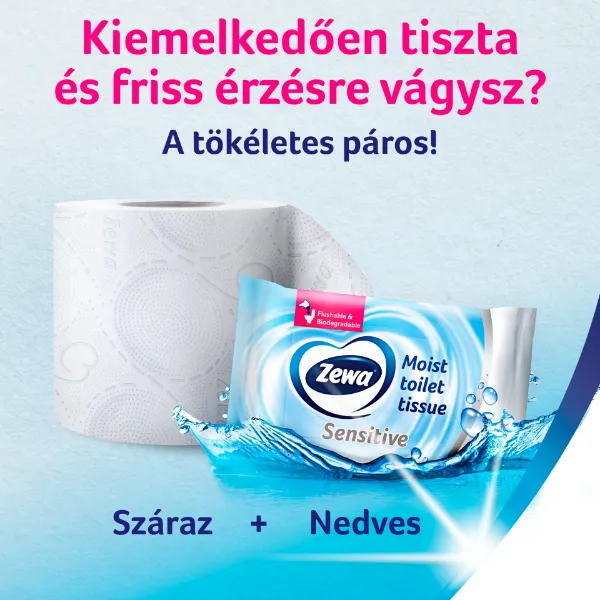 Zewa Exclusive Natural Soft toalettpapír 4 rétegű 8 tekercs termékhez kapcsolódó kép