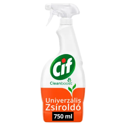 Cif Cleanboost Power + Shine konyhai zsíroldó spray 750 ml termékhez kapcsolódó kép