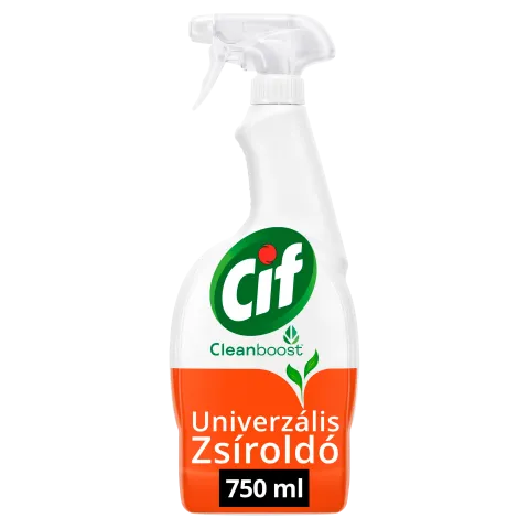 Cif Cleanboost Power + Shine konyhai zsíroldó spray 750 ml termékhez kapcsolódó kép