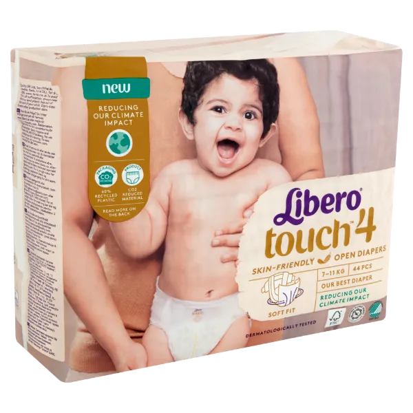 Libero Touch egyszerhasználatos pelenkanadrág, méret: 4, 7-11 kg, 44 db termékhez kapcsolódó kép
