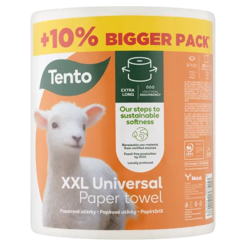 Tento XXL Universal papírtörlő 2 rétegű 1 tekercs termékhez kapcsolódó kép