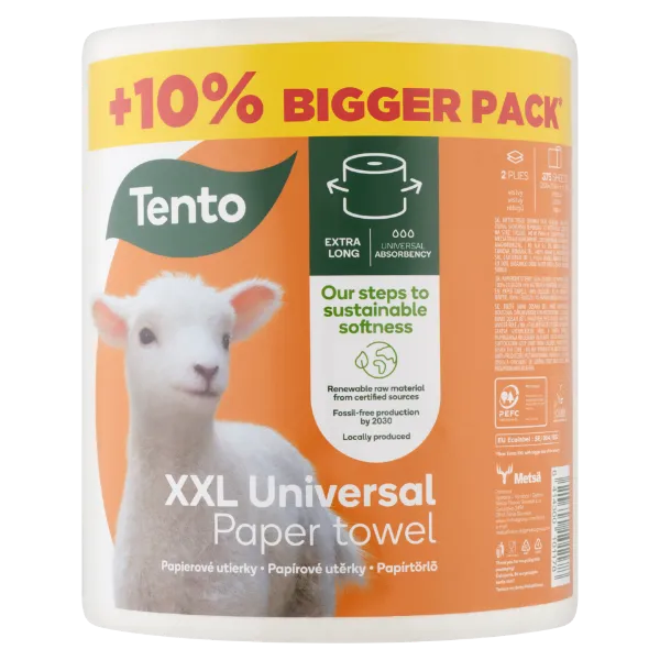 Tento XXL Universal papírtörlő 2 rétegű 1 tekercs termékhez kapcsolódó kép