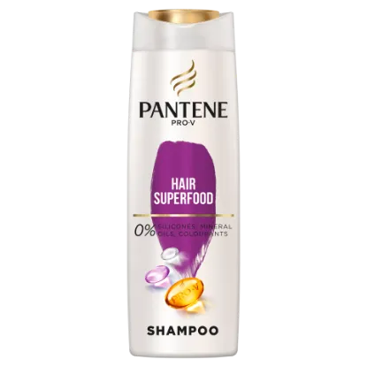 Pantene Pro-V Superfood Sampon, Gyenge, Vékony Szálú Hajra, 400ml termékhez kapcsolódó kép