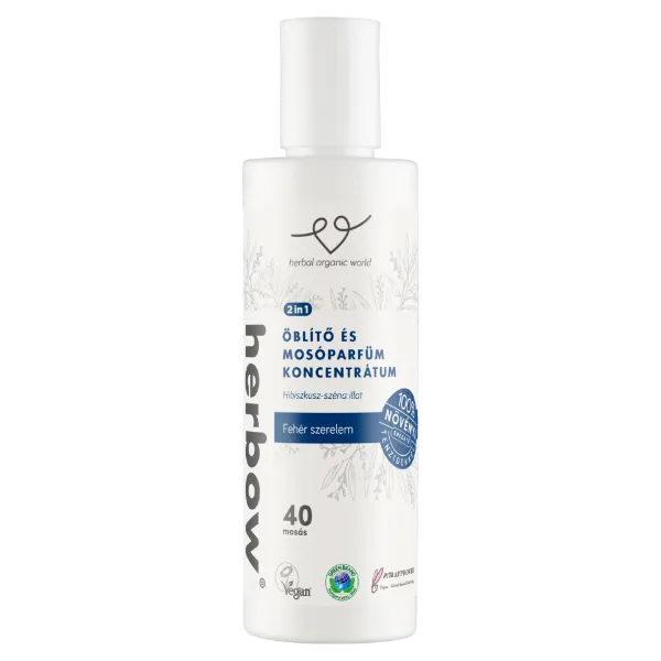 Herbow 2in1 Fehér Szerelem mosóparfüm öblítő koncentrátum 40 mosás 200 ml termékhez kapcsolódó kép