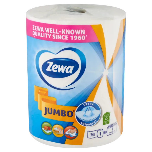 Zewa Jumbo háztartási papírtörlő 2 rétegű 1 tekercs termékhez kapcsolódó kép