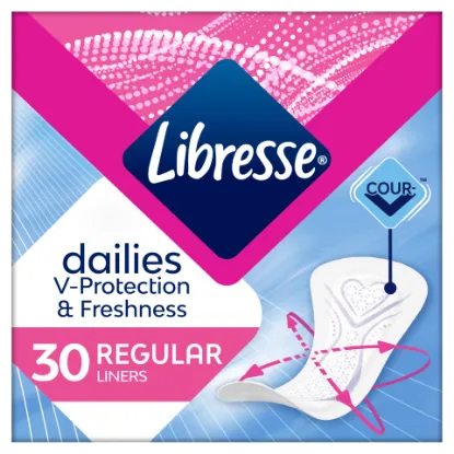 Libresse Dailies V-Protection & Freshness tisztasági betét 30 db termékhez kapcsolódó kép
