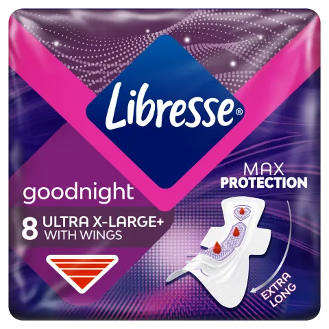 Libresse U.T Goodnight egészségügyi betét 8db termékhez kapcsolódó kép