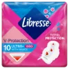 Libresse Ultra+ V-Protection enyhén illatosított egészségügyi betét 10 db termékhez kapcsolódó kép