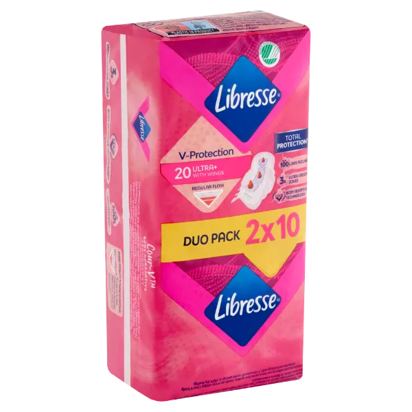 Libresse Ultra+ egészségügyi betét 20 db termékhez kapcsolódó kép