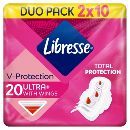 Libresse Ultra+ egészségügyi betét 20 db termékhez kapcsolódó kép